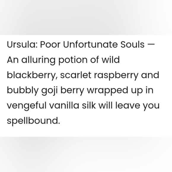 Scentsy Disney Ursula Buddy Poor Unfortunate Souls Blackberry Raspberry Gogi - Picture 6 of 6